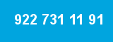 922 731 11 91 922 731 11 91